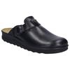 Pantoffel JOSEF SEIBEL "Metz 240", Herren, Gr. 43, schwarz, Leder, klassisch, Schuhe, Clog, Flats, Hausschuh, Komfortschuh in Schuhweite H