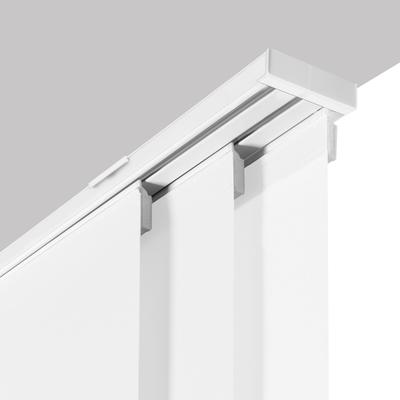 Gardinenschiene SN DECO GROUP "Flächenprofil SP Set 3-läufig" Gr. 7, weiß, L:400cm T:5,1cm, Aluminium, Gardinenstangen Image
