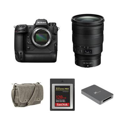 Nikon Z9 Mirrorless Camera with 24-70mm f/2.8 Lens and Basic Bundle 1669