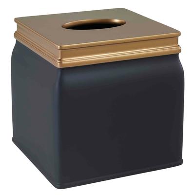 Avanti Linens Memphis Tissue Cover - Black - Tissue Cover
