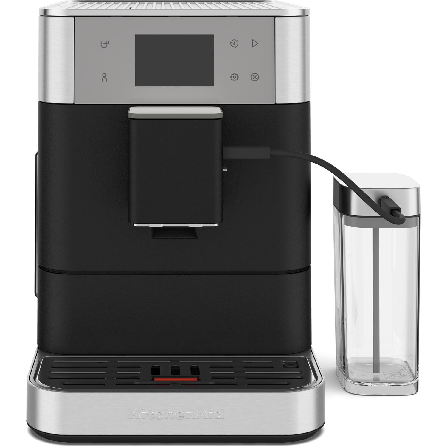 KitchenAid Fully Automatic Espresso Machine in Cast Iron Black
