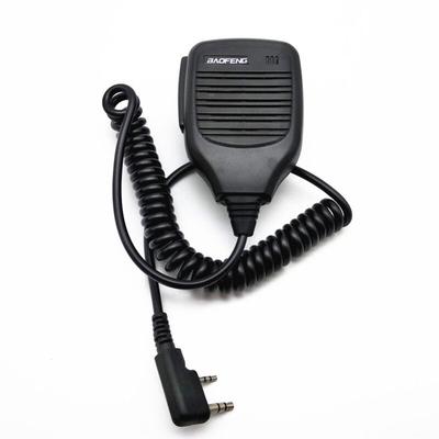 2-poliges Walkie-Talkie-Lautsprechermikrofon, tragbares Mikrofon, kompatibel mit Baofeng UV-5R Image