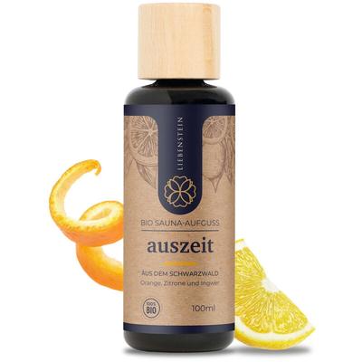 Saunaaufguss "Auszeit" - Orange, Zitrone & Ingwer 100ml Aufguss - Liebenstein