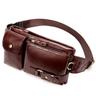 Genuine Leather Belt Bag For Men First Layer Cowhide Men's Shoulder Crossbody Bag Mobile Phone Belt Bag Men's Crossbody Bag