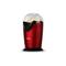Macchina per popcorn portatile Orbegozo. Rosso metallizzato. Operazione facile e veloce. Popcorn in