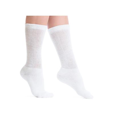 Plus Size Women's Diabetic Ultra Plush Crew Socks 2-Pack by Woman Within in White Pack (Size 2X)