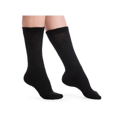 Plus Size Women's Diabetic Ultra Plush Crew Socks 3-Pack by Comfort Choice in Basic Pack (Size 2X)