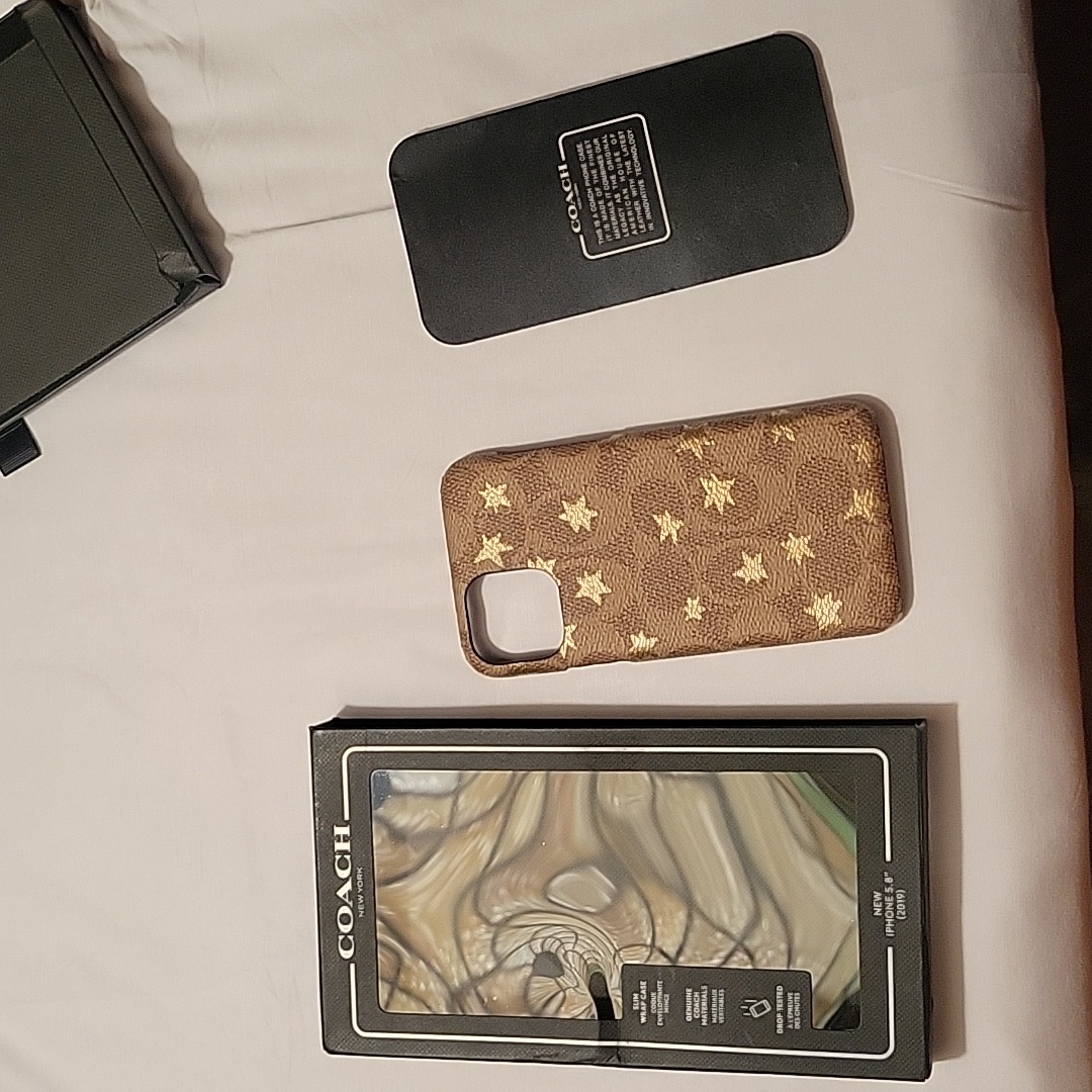 Coach Cell Phones & Accessories | Coach Phone Case | Color: Cream/Tan | Size: Os