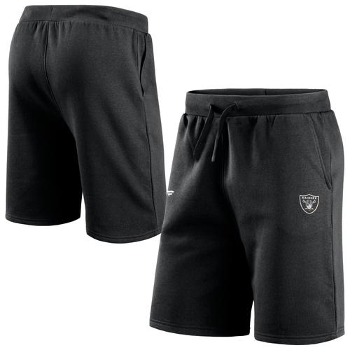 Las Vegas Raiders Fleece-Shorts mit primärem Logo und Grafik