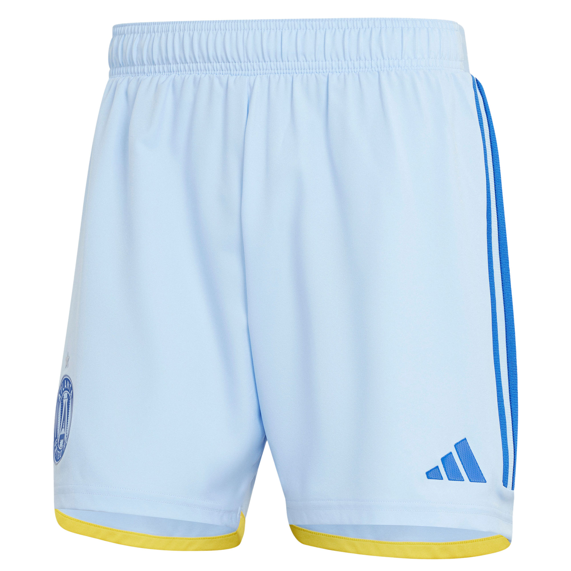 Blaue adidas Atlanta United FC 2024 Away Authentic-Auswärtsshorts für Herren Image