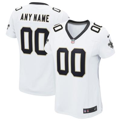 New Orleans Saints Nike Game Auswärtstrikot - Weiß - Personalisiert - Damen Image