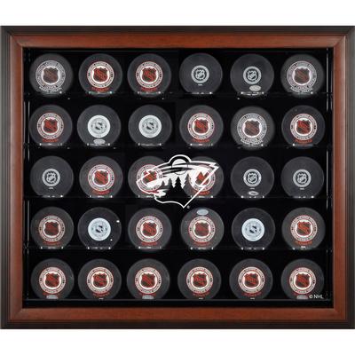 Minnesota Wild - Braune Vitrine für 30 Pucks Image