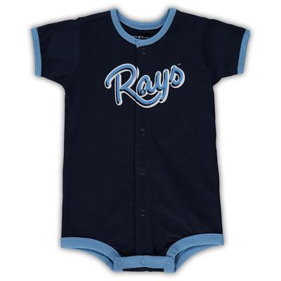 Infant Navy Tampa Bay Rays Power Hitter Strampler Image