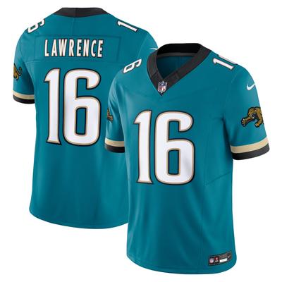 Nike Trevor Lawrence Teal Jacksonville Jaguars Prowler Throwback Vapor F.U.S.E. Limited Trikot für Herren Image