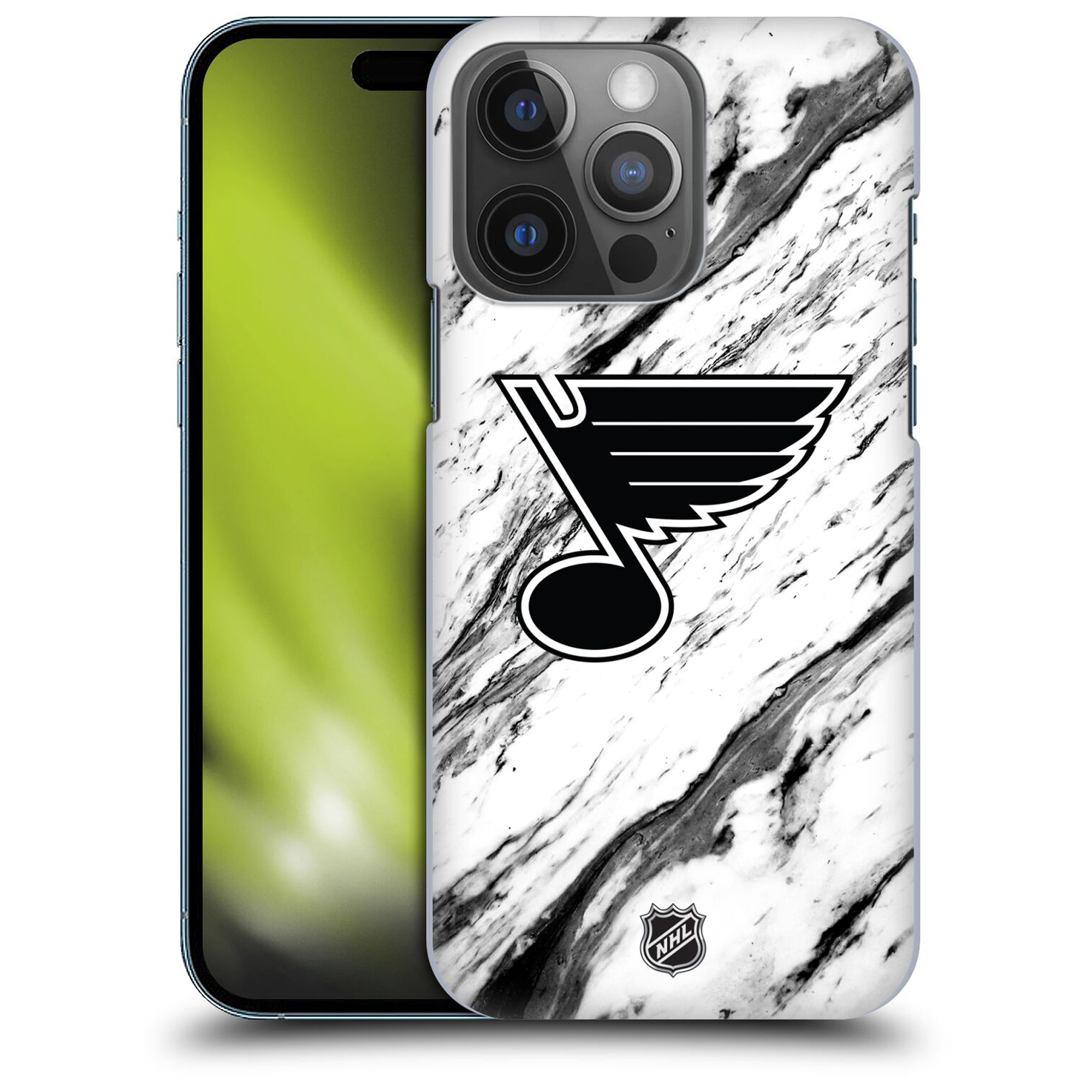 St. Louis Blues NHL Marble Pattern Grafik Phone Case - iPhone Image