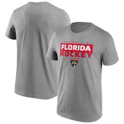 Florida Panthers Fanatics Branded Gain Ground T-Shirt - Sportgrau - Herren Image