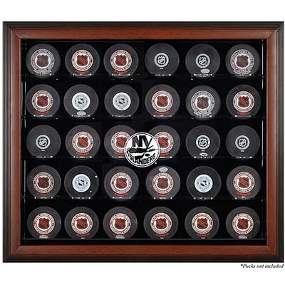 Braune Vitrine für 30 Pucks der New York Islanders Image