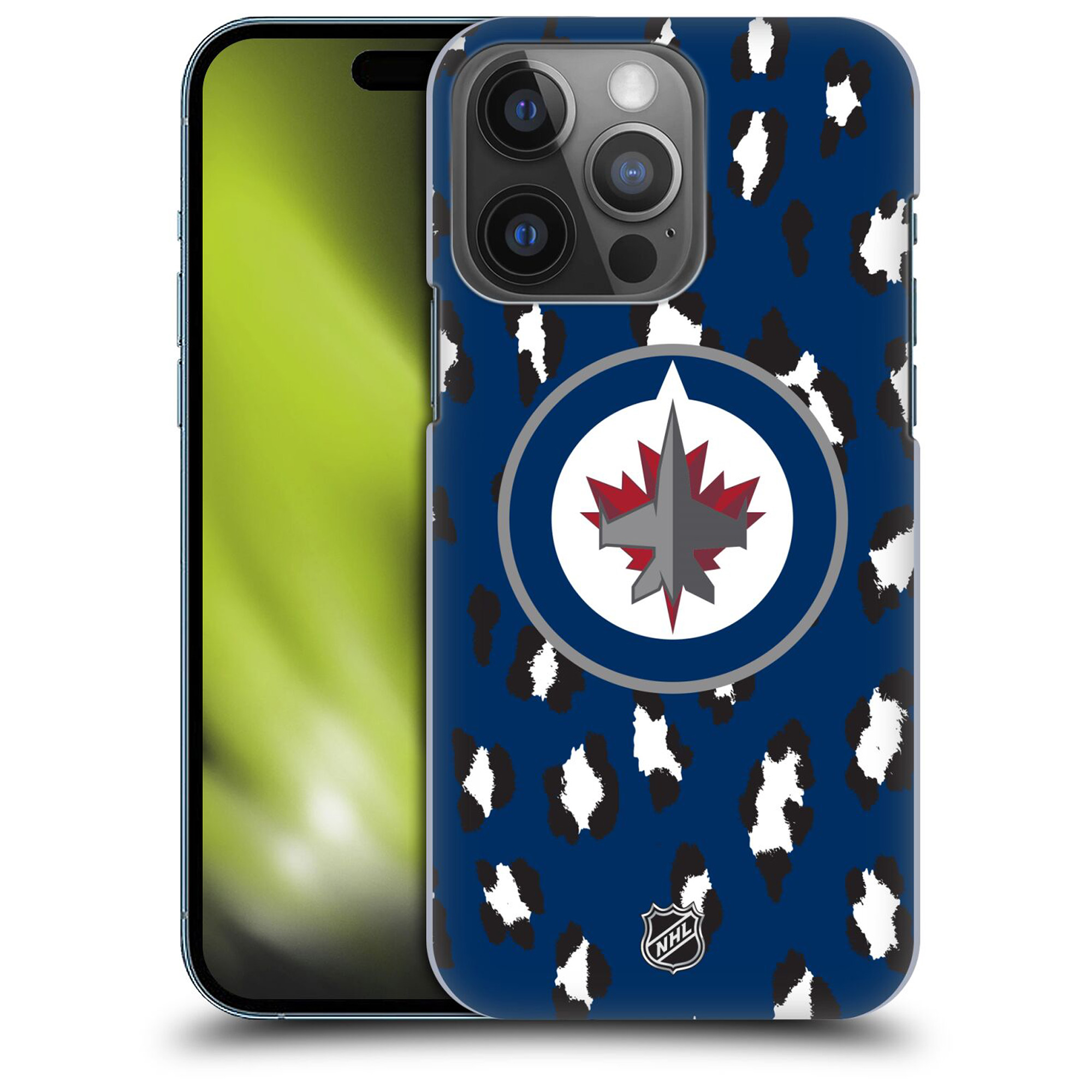 Winnipeg Jets NHL Leopard Grafik Phone Case - iPhone Image