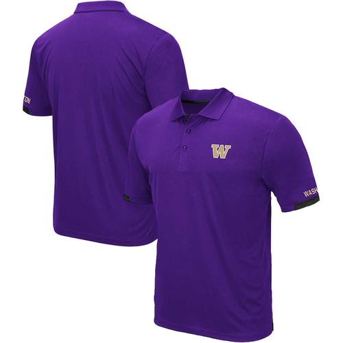 Colosseum Purple Washington Huskies Big & Tall Santry Polo für Herren