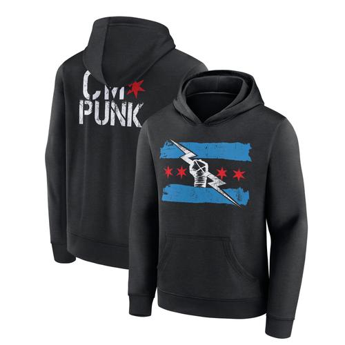 CM Punk Hoodie - Schwarz - Jugendliche