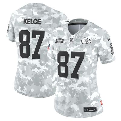 Nike Travis Kelce Arctic Camo Kansas City Chiefs 2024 Salute to Service Limited Trikot für Damen Image