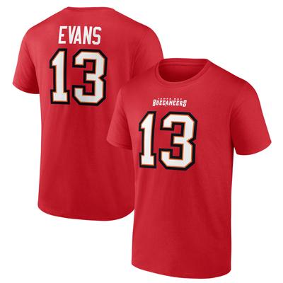 Tampa Bay Buccaneers Name und Nummer Grafik T-Shirt - Mike Evans 13 - Herren Image