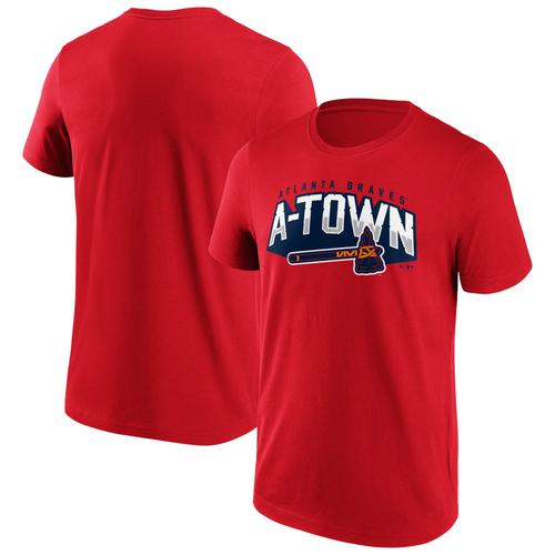 Atlanta Braves Hometown Graphic T-Shirt – Rot – Herren