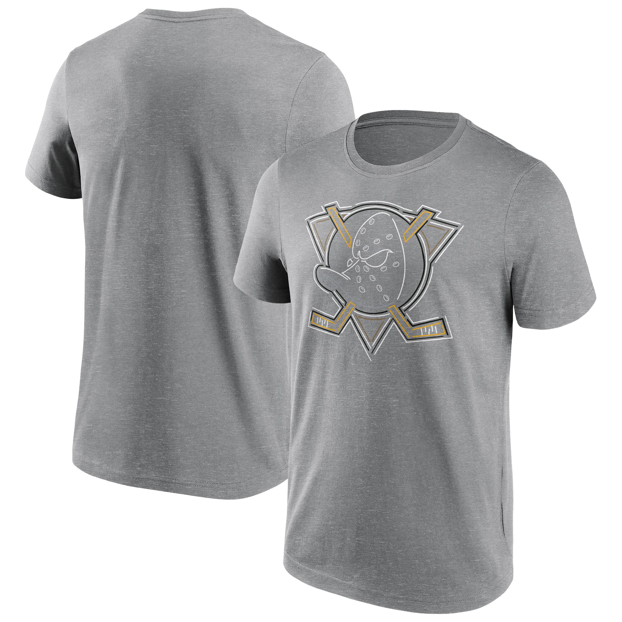 Anaheim Ducks Fanatics Branded Edge T-Shirt - Sportgrau - Herren Image