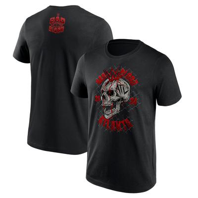 WWE Bad Blood Skull T-Shirt - Schwarz - Herren Image