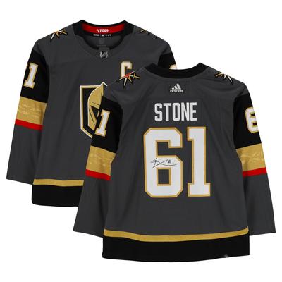 Von Mark Stone signiertes authentisches Adidas-Trikot der Vegas Golden Knights Image