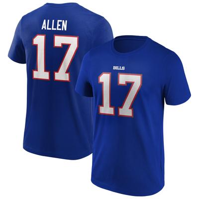 Buffalo Bills Home Name & Nummer T-Shirt - Josh Allen - Herren Image