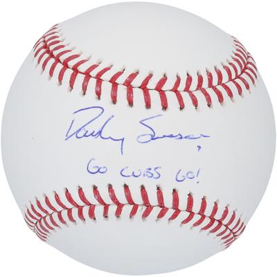 Signierter Baseball der Chicago Cubs von Dansby Swanson mit der Aufschrift „Go Cubs Go!“ Image