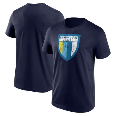 Reading Distressed Retro Graphic SS T-Shirt – Maritimes Blau – Herren Image