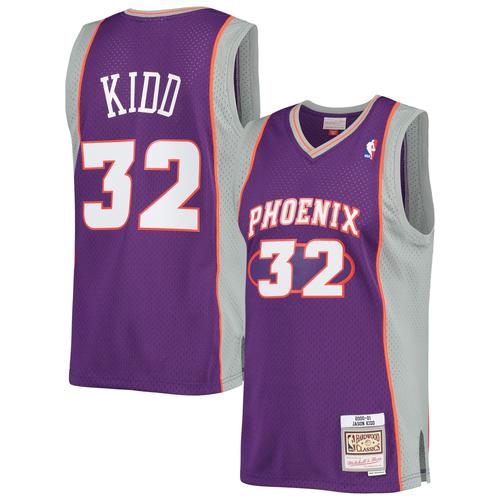 Lila Mitchell & Ness Jason Kidd Phoenix Suns 2001/02 Hardwood Classics Swingman-Trikot für Herren