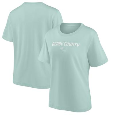 Derby County Bloom Graphic Übergroßes T-Shirt – Mint – Damen Image