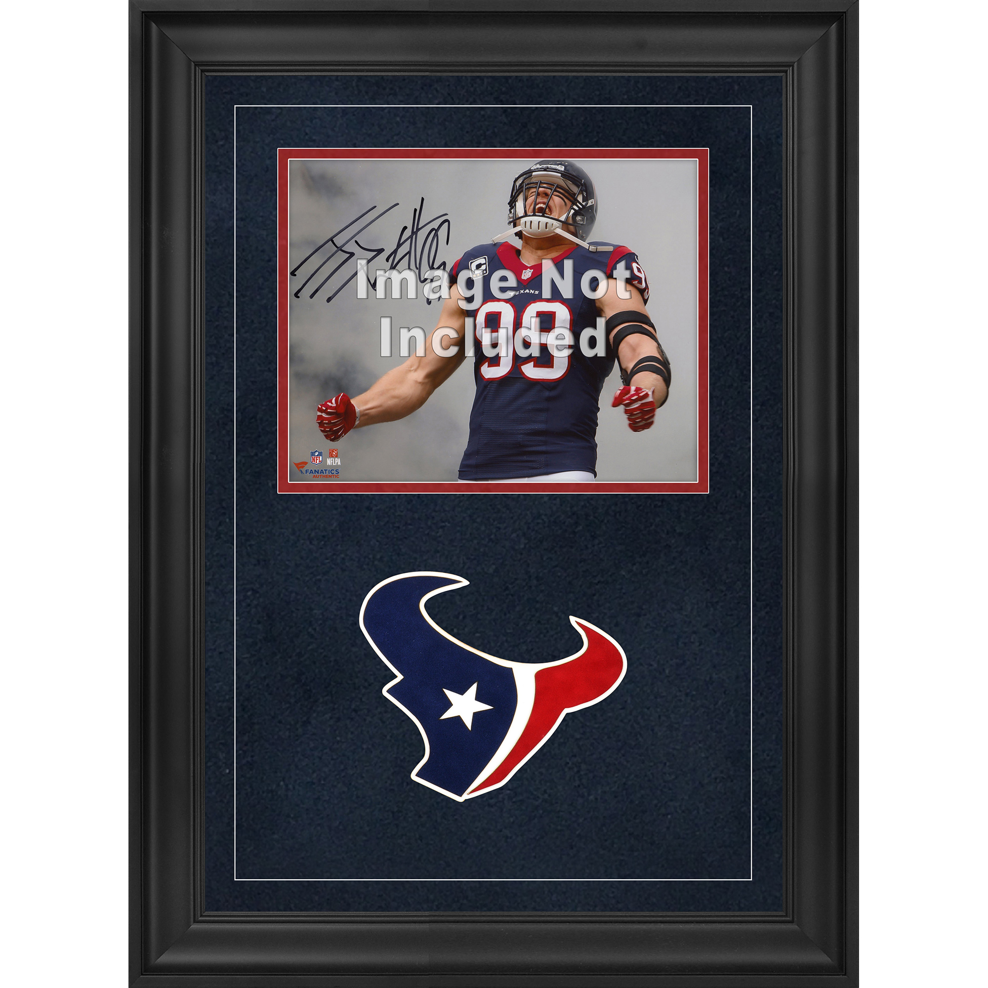 Houston Texans Deluxe-Fotorahmen im Querformat, 20,3 x 25,4 cm, mit Team-Logo Image