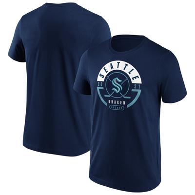 Seattle Kraken Fanatics Branded Block Party T-Shirt - Navy - Herren Image
