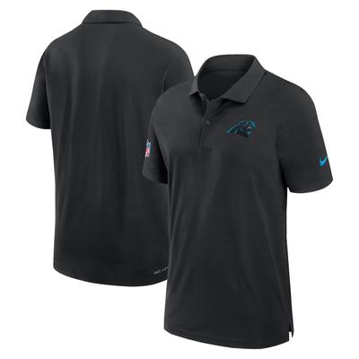 Schwarzes Nike Carolina Panthers 2024/25 Sideline Performance Polo für Herren Image