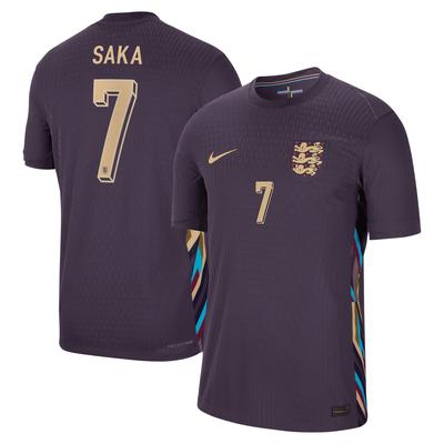 England Nike Dri Fit Adv Auswärtsspieltrikot 2024 – Kinder mit Aufdruck Saka 7 Image