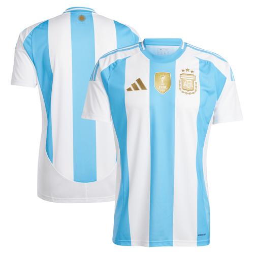 Weißes adidas Heimtrikot der argentinischen Nationalmannschaft 2024 für Herren