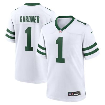 New York Jets Nike Game Auswärtstrikot - Weiß - Ahmad Sauce Gardner - Herren Image