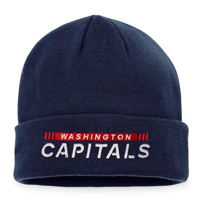 Washington Capitals Fanatics Branded Authentic Pro Game & Train Bündchenstrick – Herren Image