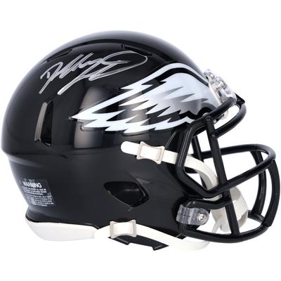 Dallas Goedert Philadelphia Eagles signierter Riddell 2022 Alternate Speed Mini Helm Image