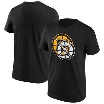 Boston Bruins Fanatics Branded Overlay T-Shirt - Schwarz - Herren Image