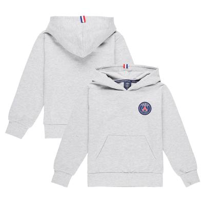 Paris Saint-Germain Essential Crest Hoodie – Grau meliert – Kinder Image