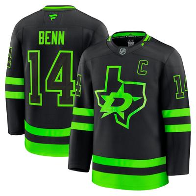 Schwarzes Dallas Stars-Alternatives Premium-Trikot von Jamie Benn für Herren Image