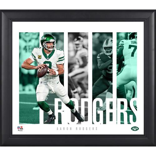 Aaron Rodgers New York Jets Gerahmte 15