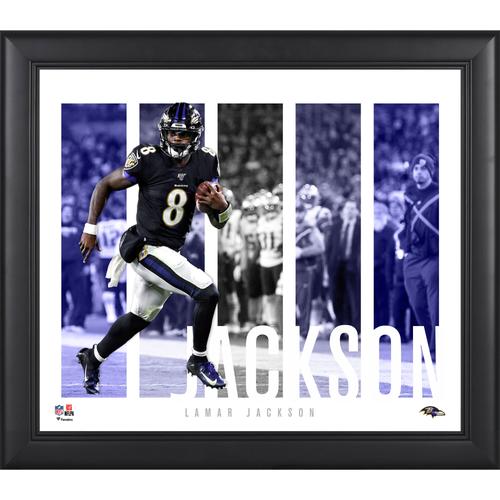 Lamar Jackson Baltimore Ravens Gerahmte 15