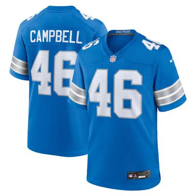 Detroit Lions Nike Game Heimtrikot - Blau - Jack Campbell - Herren Image