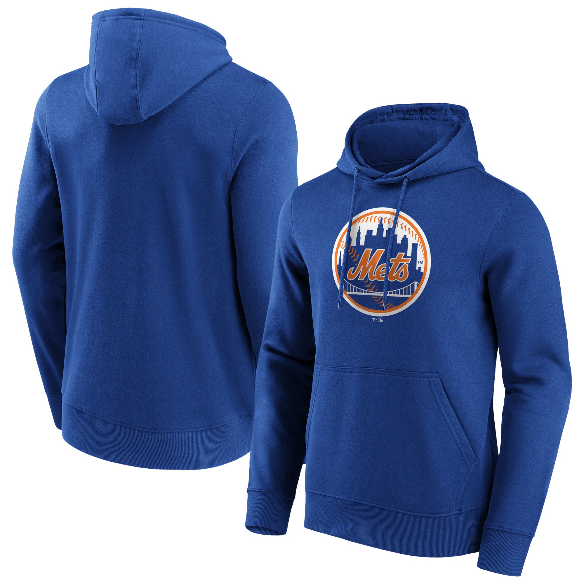 New York Mets Iconic Primary Color Logo Graphic Hoodie – Herren Image